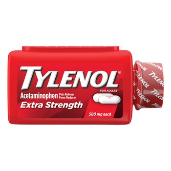Tylenol Extra Strength Acetaminophen 500 mg, Fever Reducer & Pain Reliever, 325 Caplets