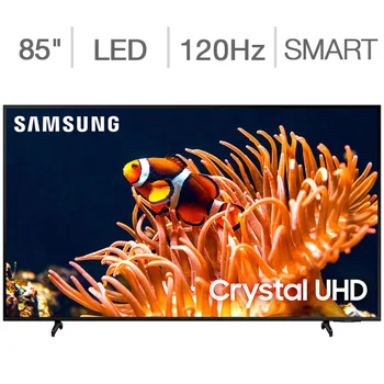 Samsung 85" Class - DU8000 Series - 4K Crystal UHD Smart TV - Allstate 3-Year Protection Plan Bundle Included for 5 Years of Total Coverage