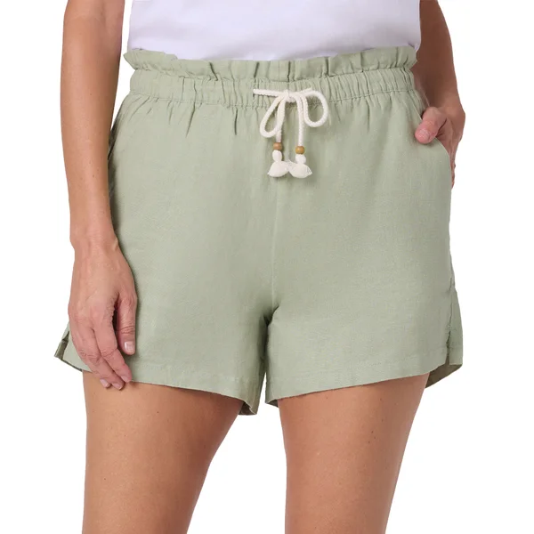 Hang Ten Women's Linen Blend Short