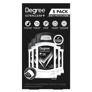 Degree Men UltraClear+ Antiperspirant Deodorant, Black & White