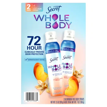 Secret Whole Body Deodorant Spray