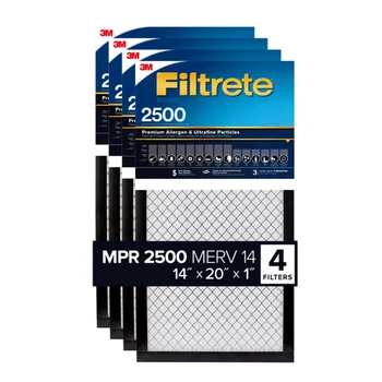 3M 2500 Series Filtrete 1" Filter, 4-pack