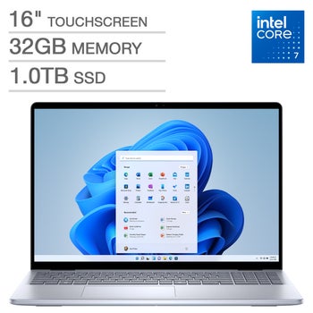 Dell Inspiron 16" Touchscreen Laptop - Intel Core 7 150U Processor - FHD+ (1920 x 1200) - Windows 11 Home