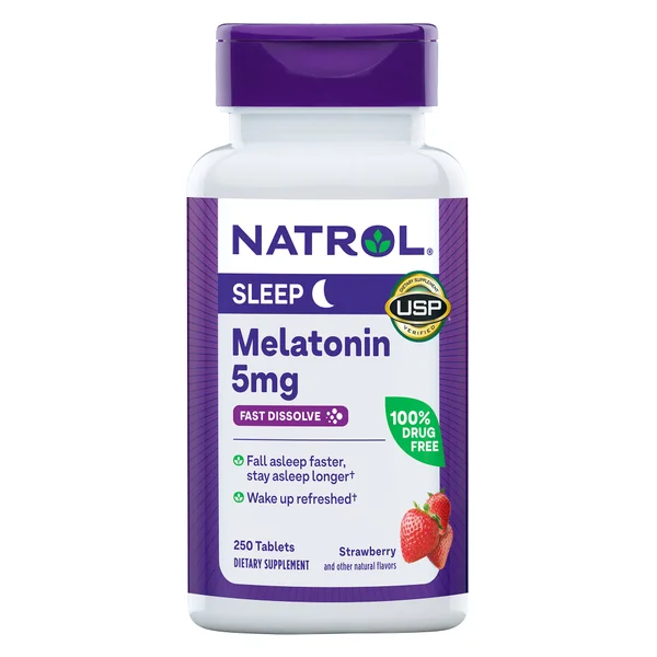 Natrol Melatonin 5 mg Fast Dissolve Tablets, 250 Tablets
