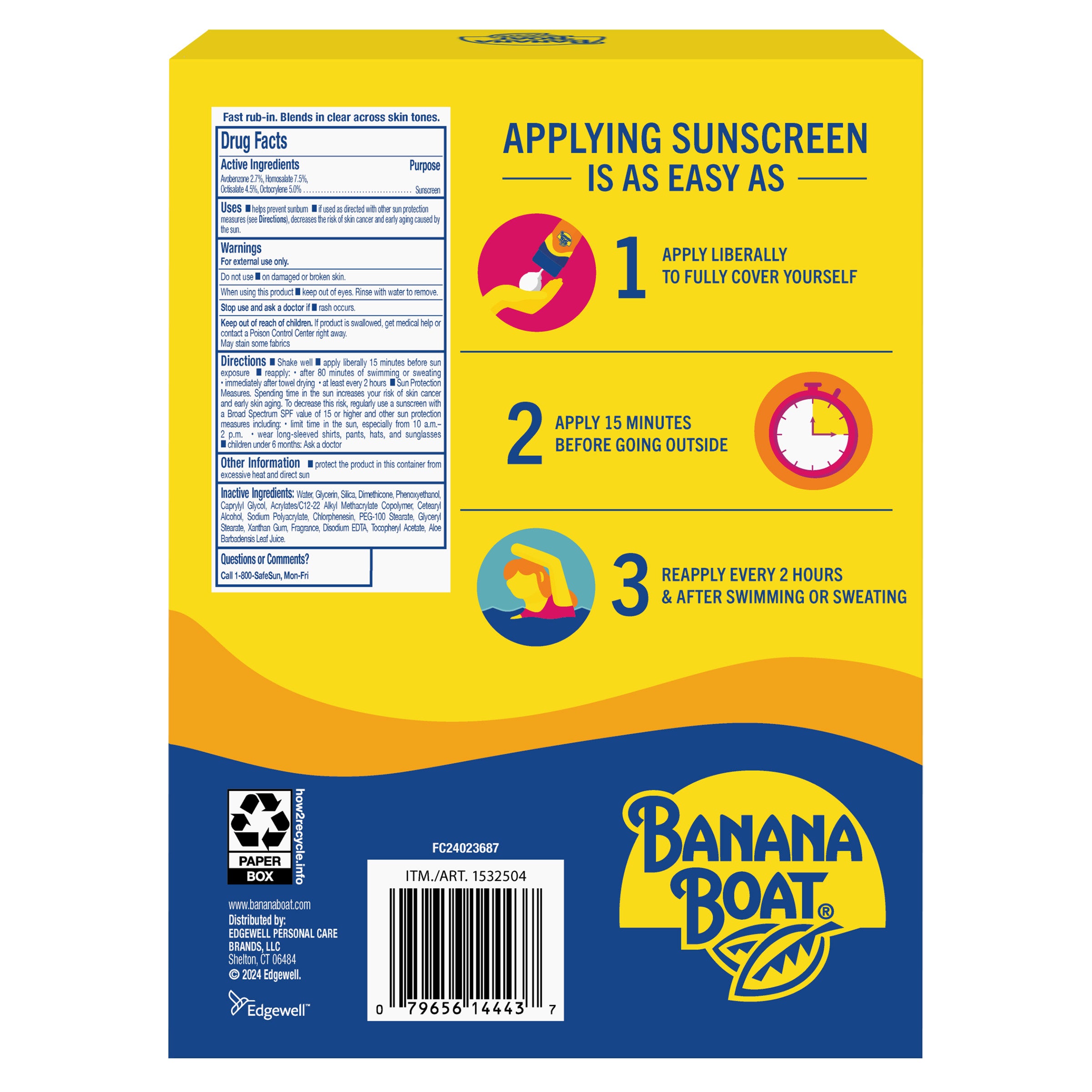 Banana Boat Sport Ultra SPF50 Sunscreen Lotion