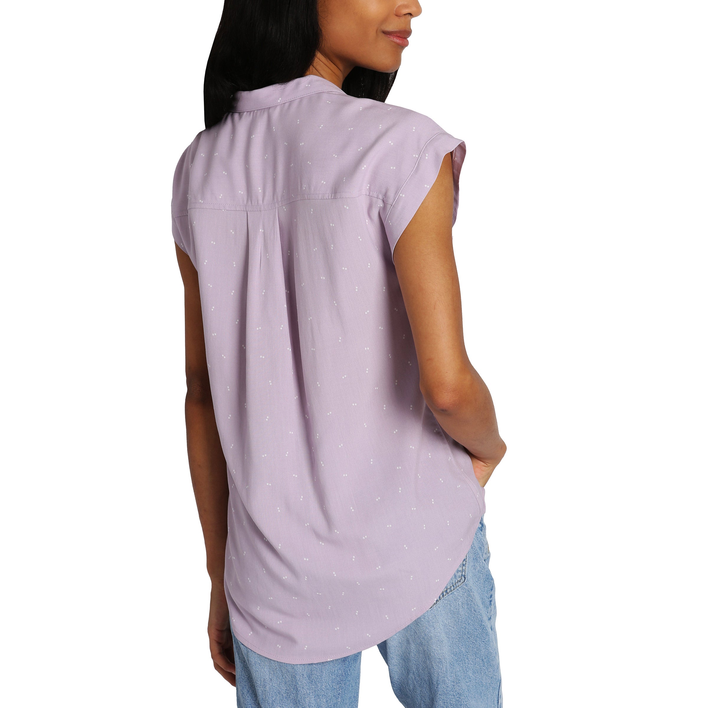 Jachs Girlfriend Women's Button Front Blouse