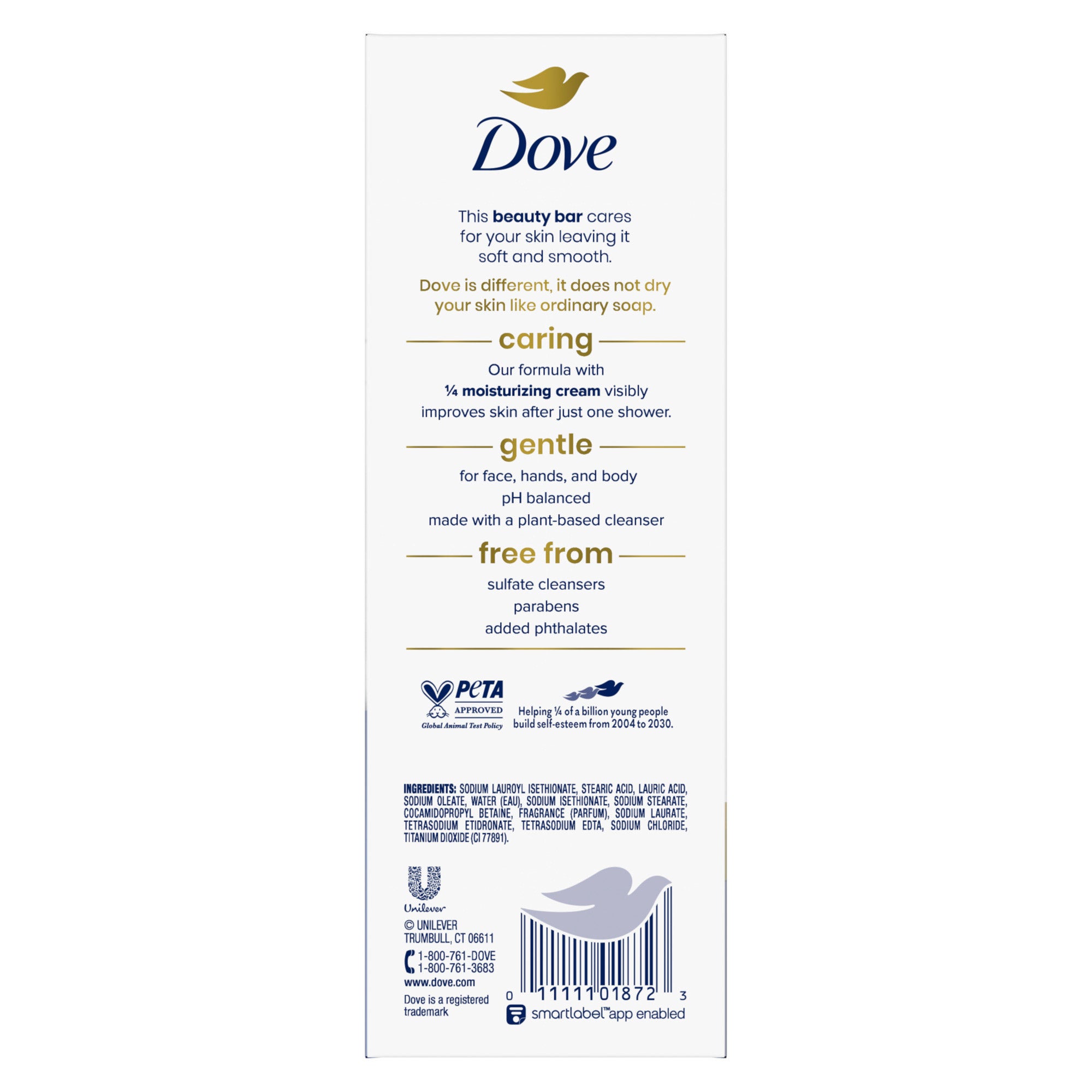 Dove Moisturizing Beauty Bar Soap Original