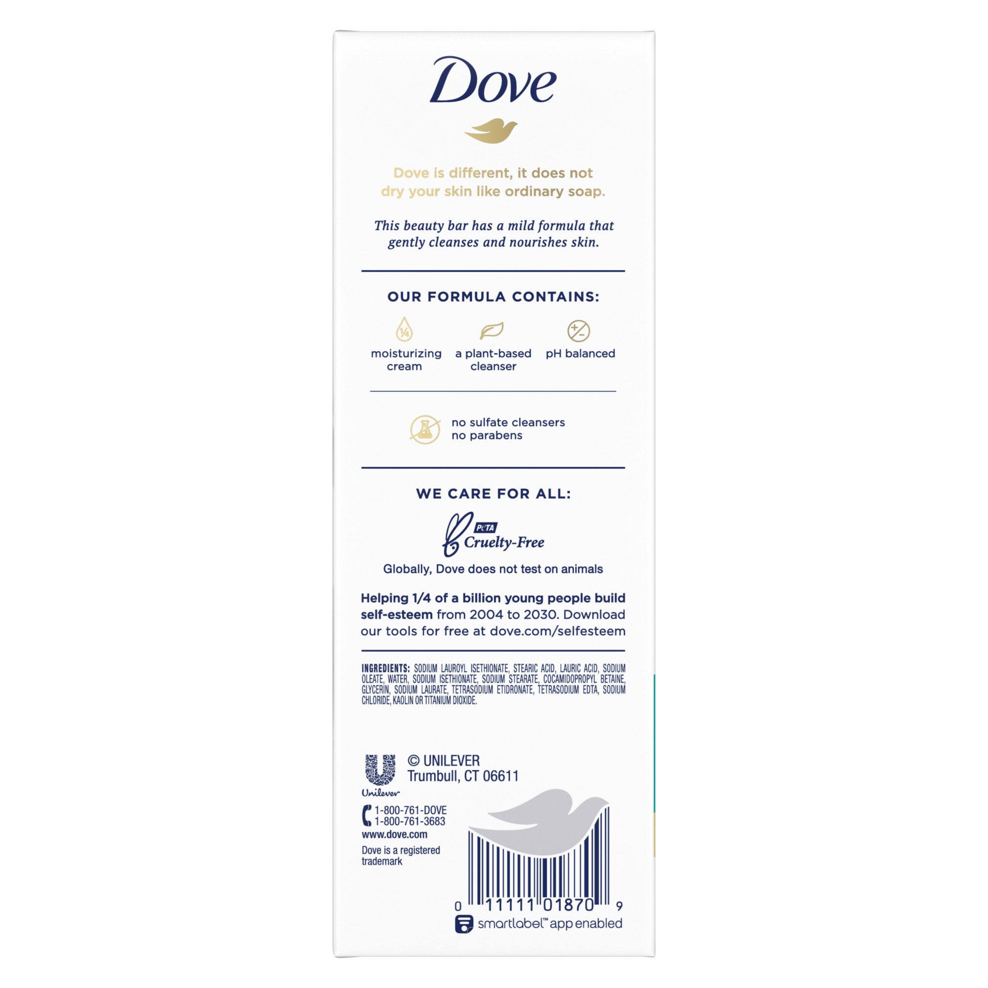 Dove Moisturizing Beauty Bar Soap Sensitive Skin