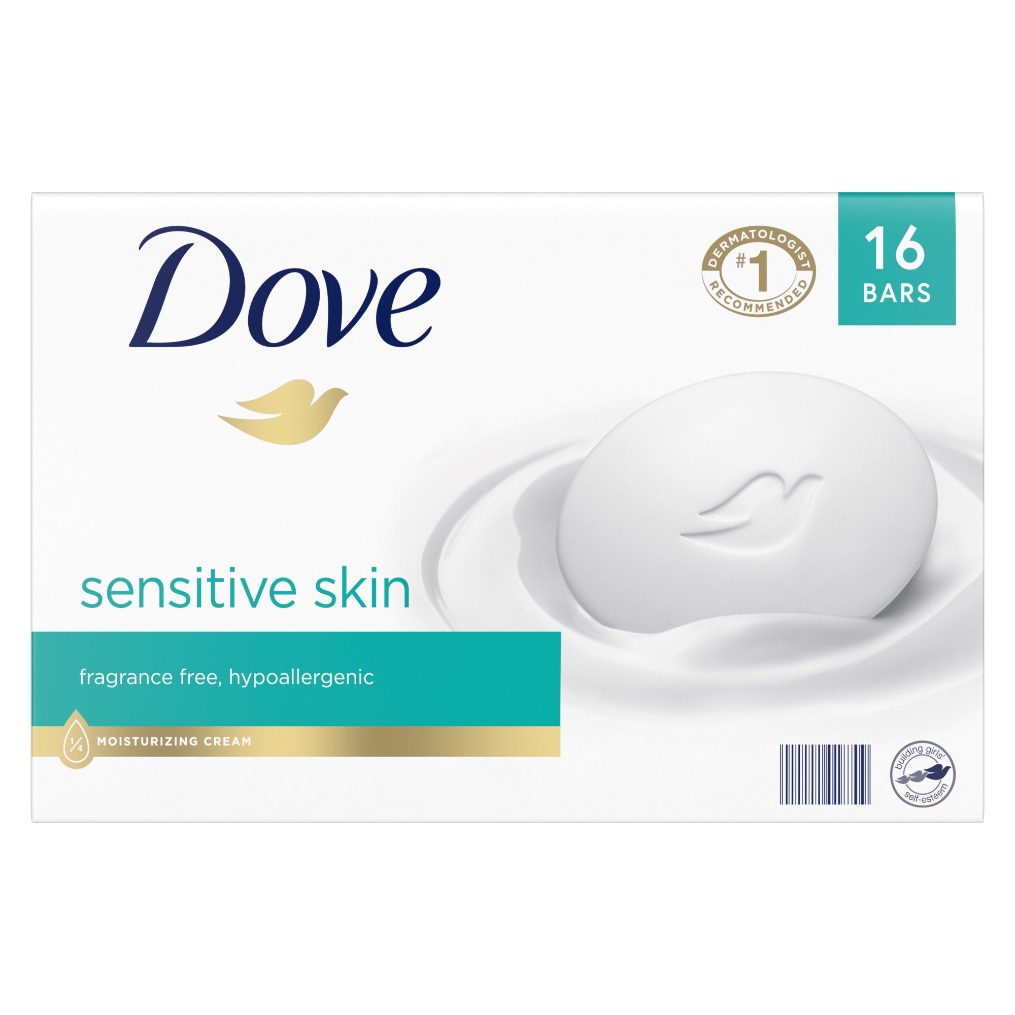 Dove Moisturizing Beauty Bar Soap Sensitive Skin