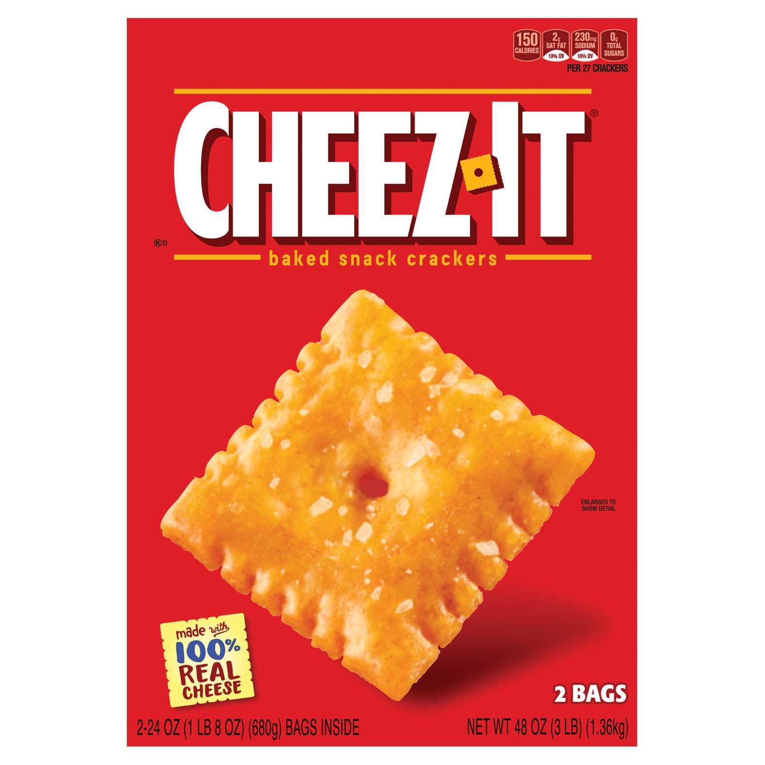 Cheez-It Crackers, Cheddar, 3 lbs