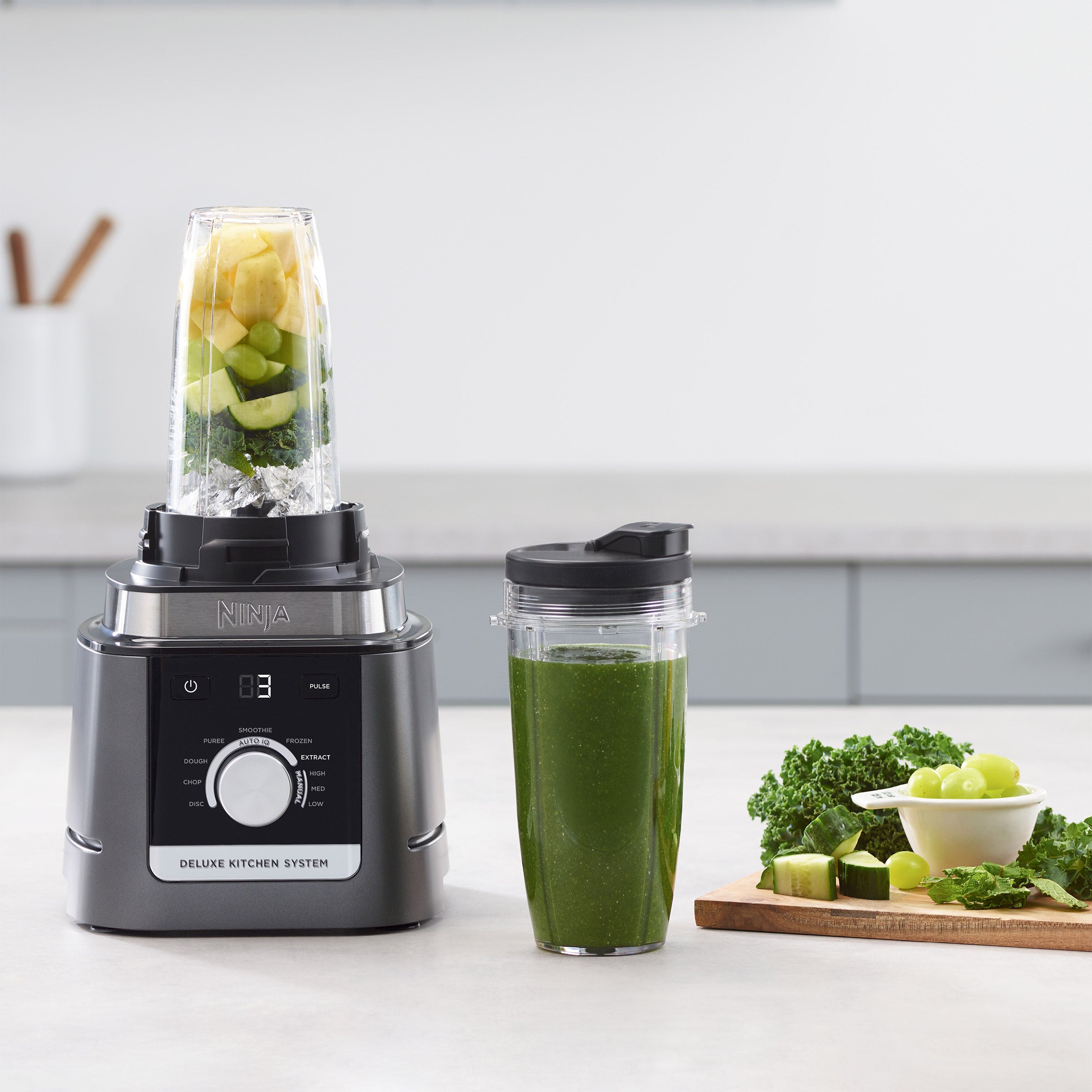 Ninja Deluxe Blender & Kitchen System with 88-oz. Pitcher, 9-Cup Processor, & Auto-iQ
