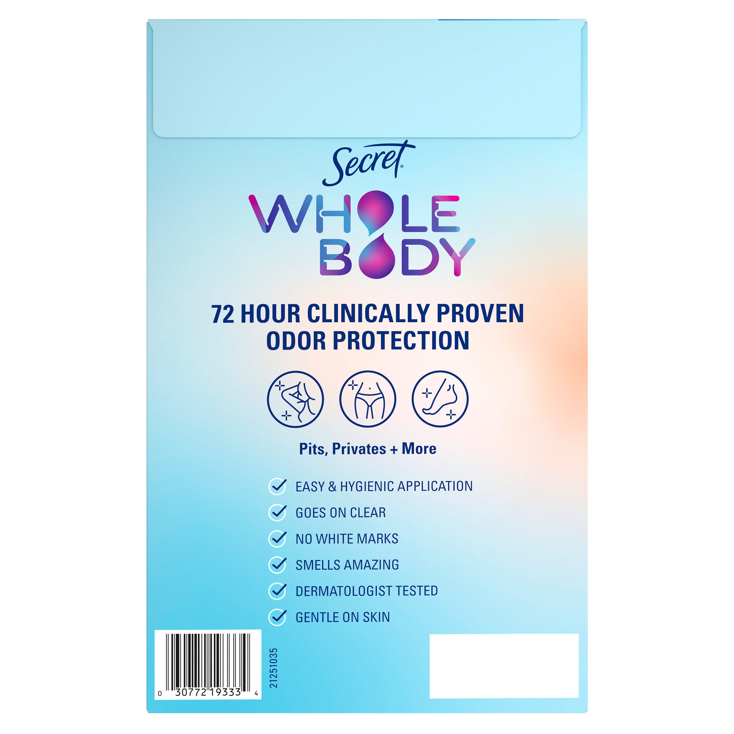 Secret Whole Body Deodorant Spray