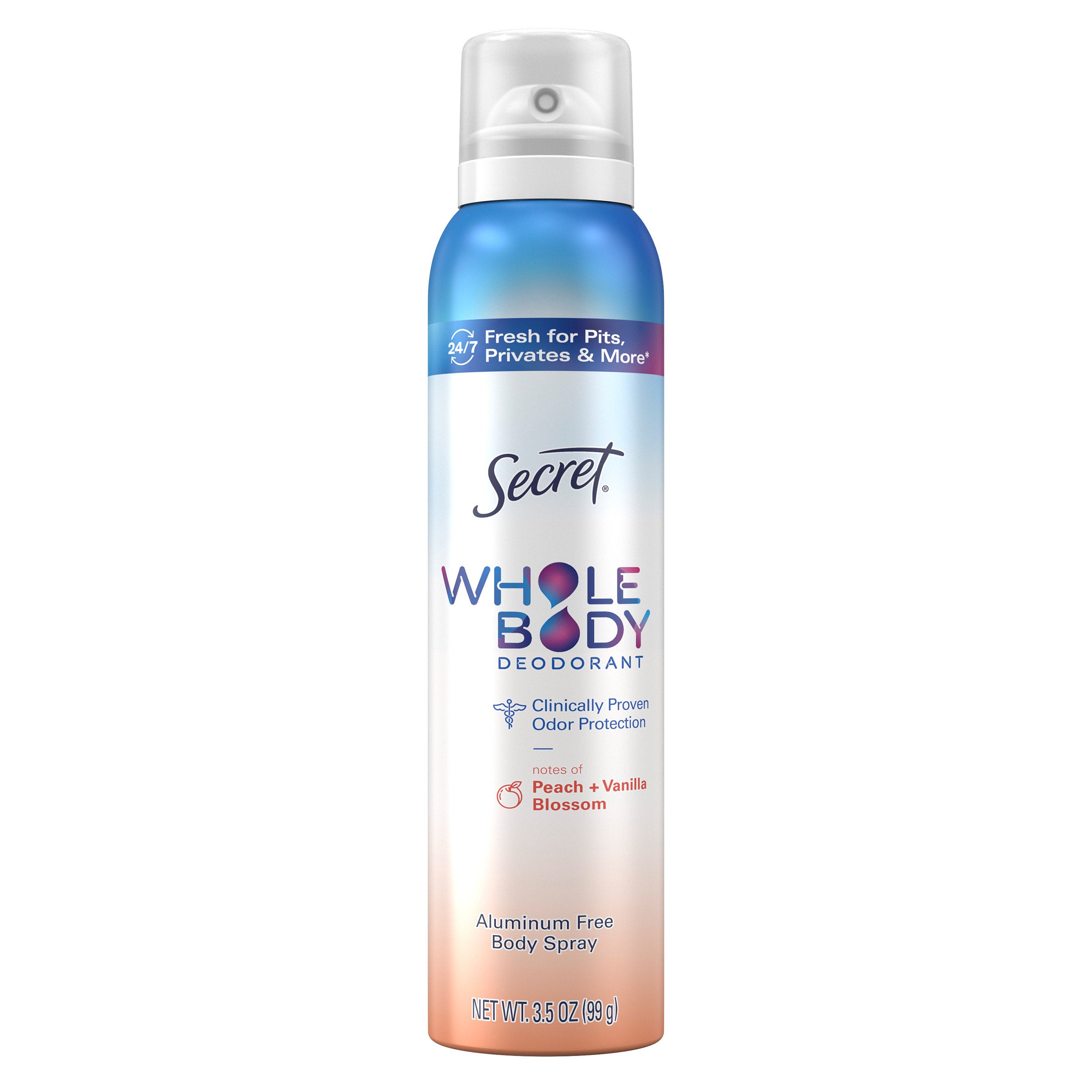 Secret Whole Body Deodorant Spray
