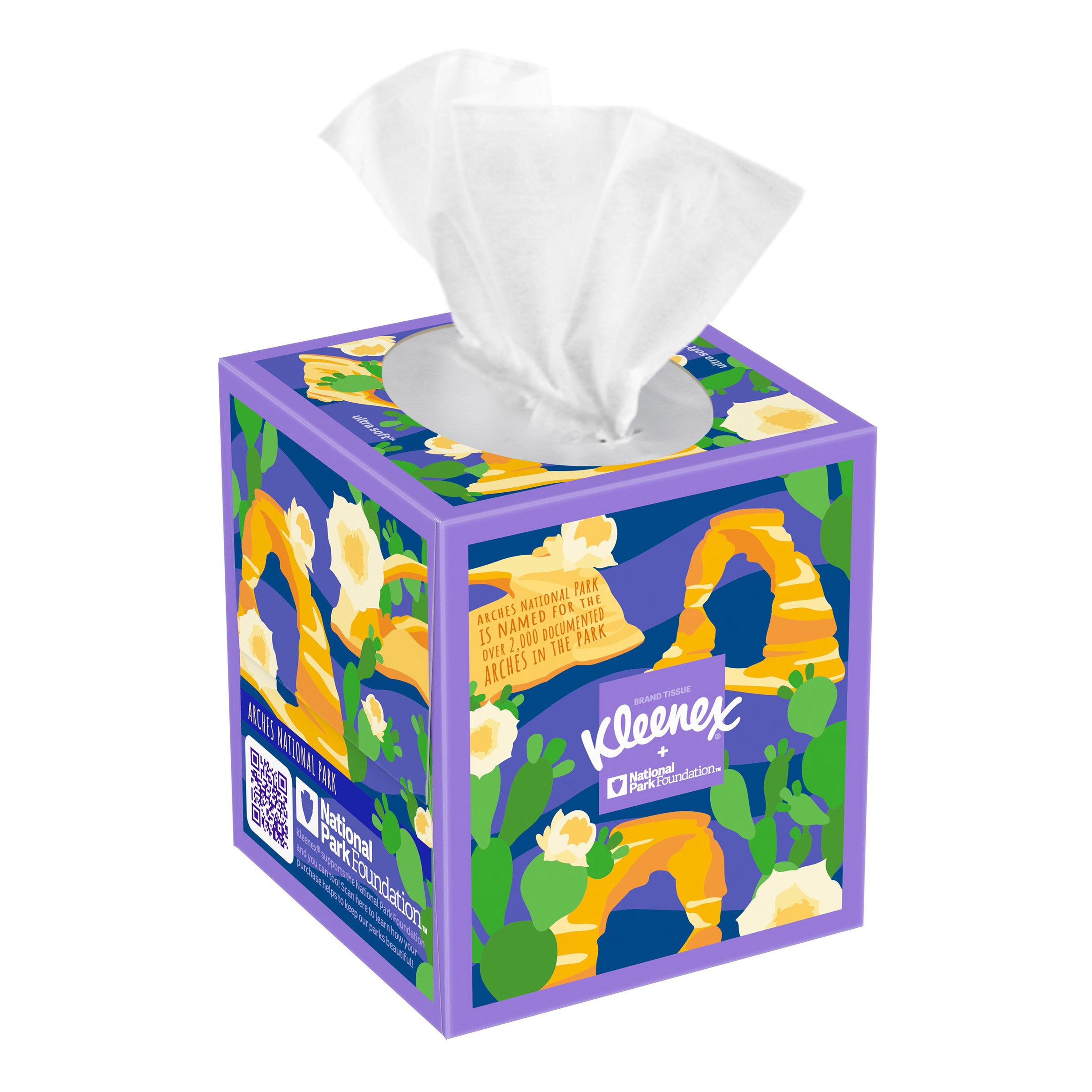 Kleenex Ultra Soft Facial Tissue, 3-Ply, 85-count, 12-pack