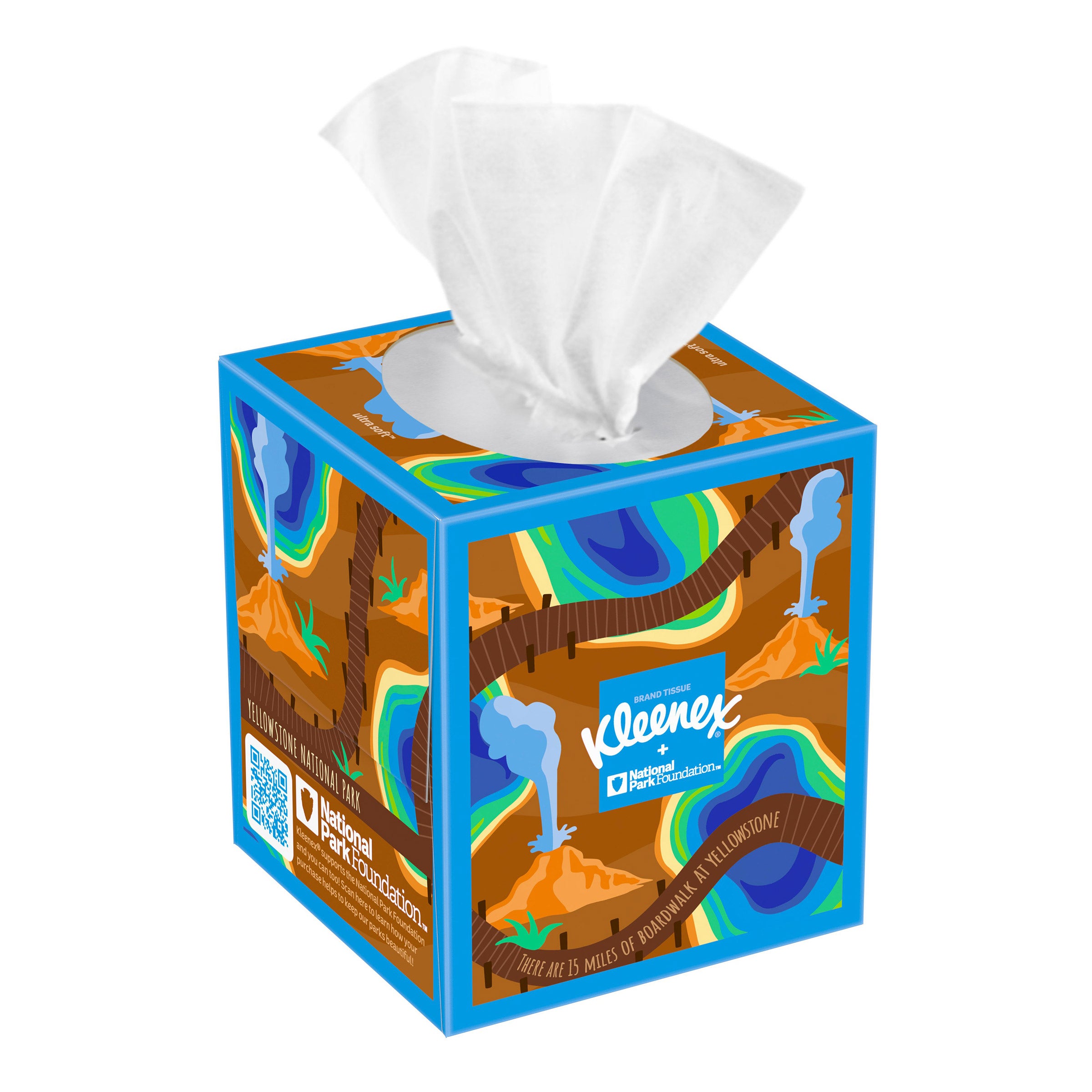 Kleenex Ultra Soft Facial Tissue, 3-Ply, 85-count, 12-pack