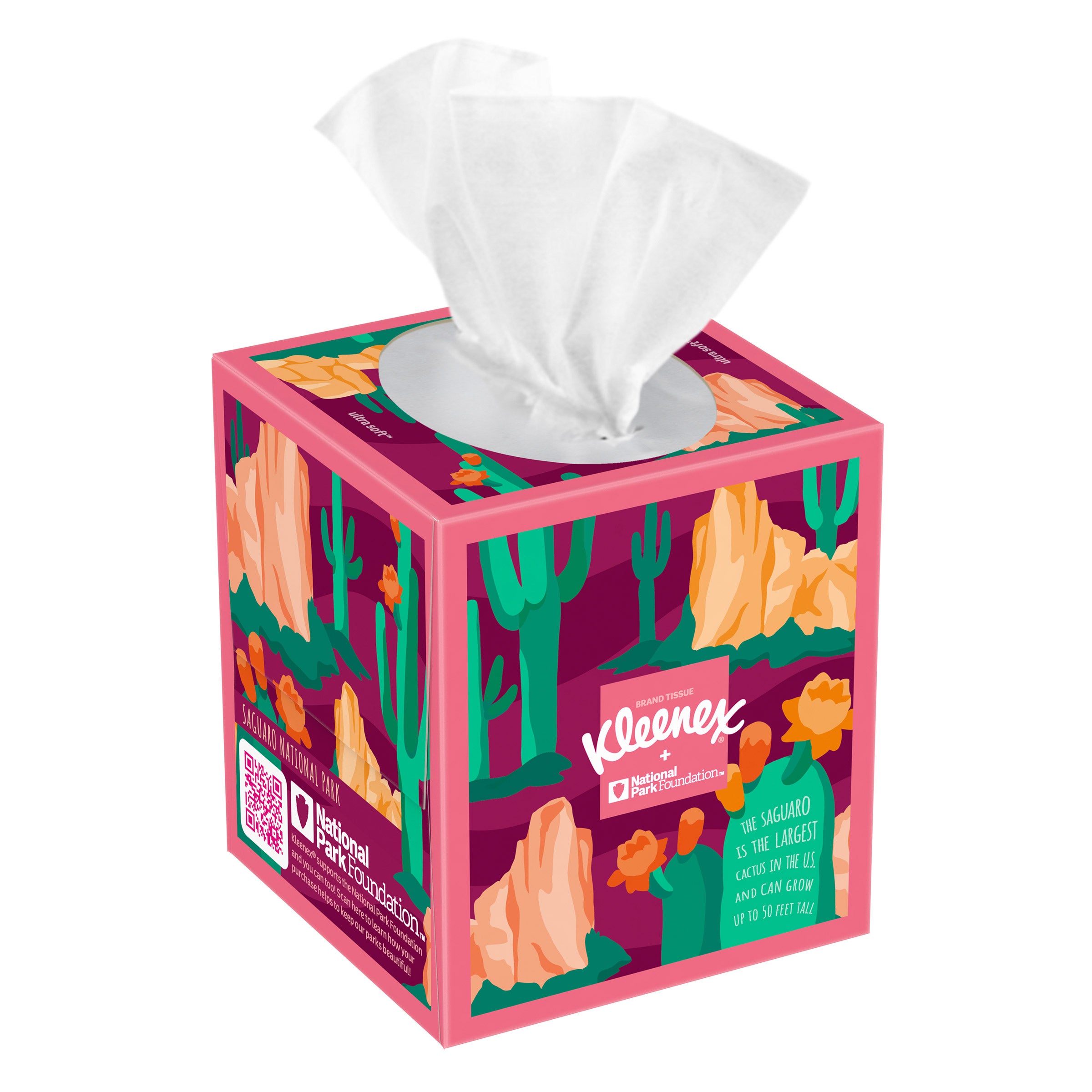 Kleenex Ultra Soft Facial Tissue, 3-Ply, 85-count, 12-pack