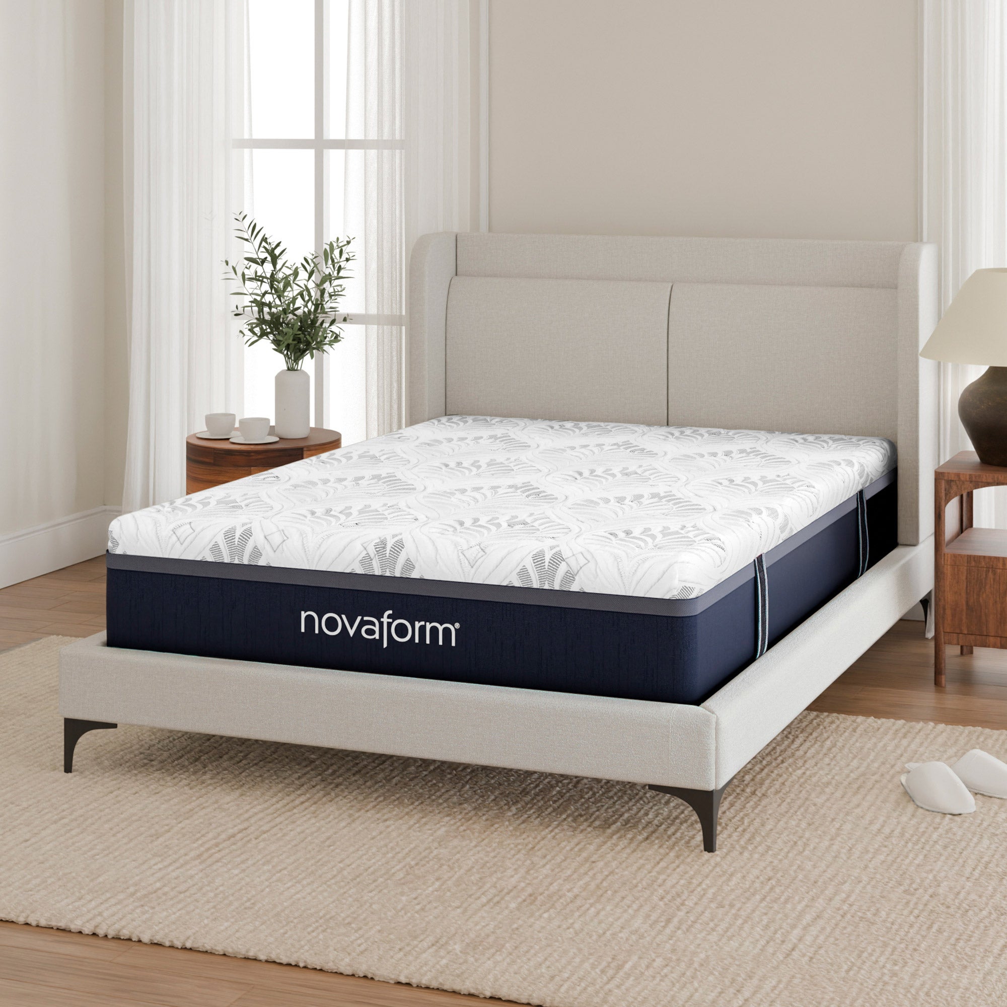 Novaform 14" Serafina PerfectTemp Gel Memory Foam Mattress