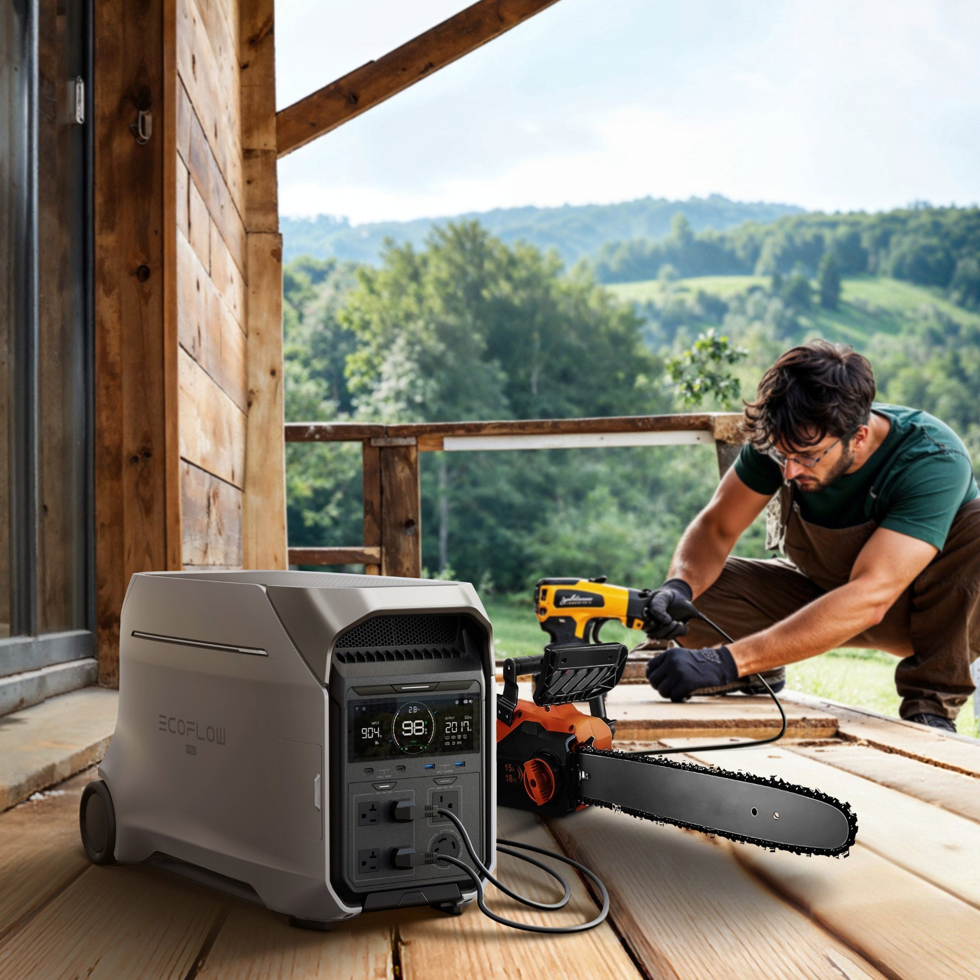 EcoFlow DELTA Pro 3 Portable Backup Power Station System