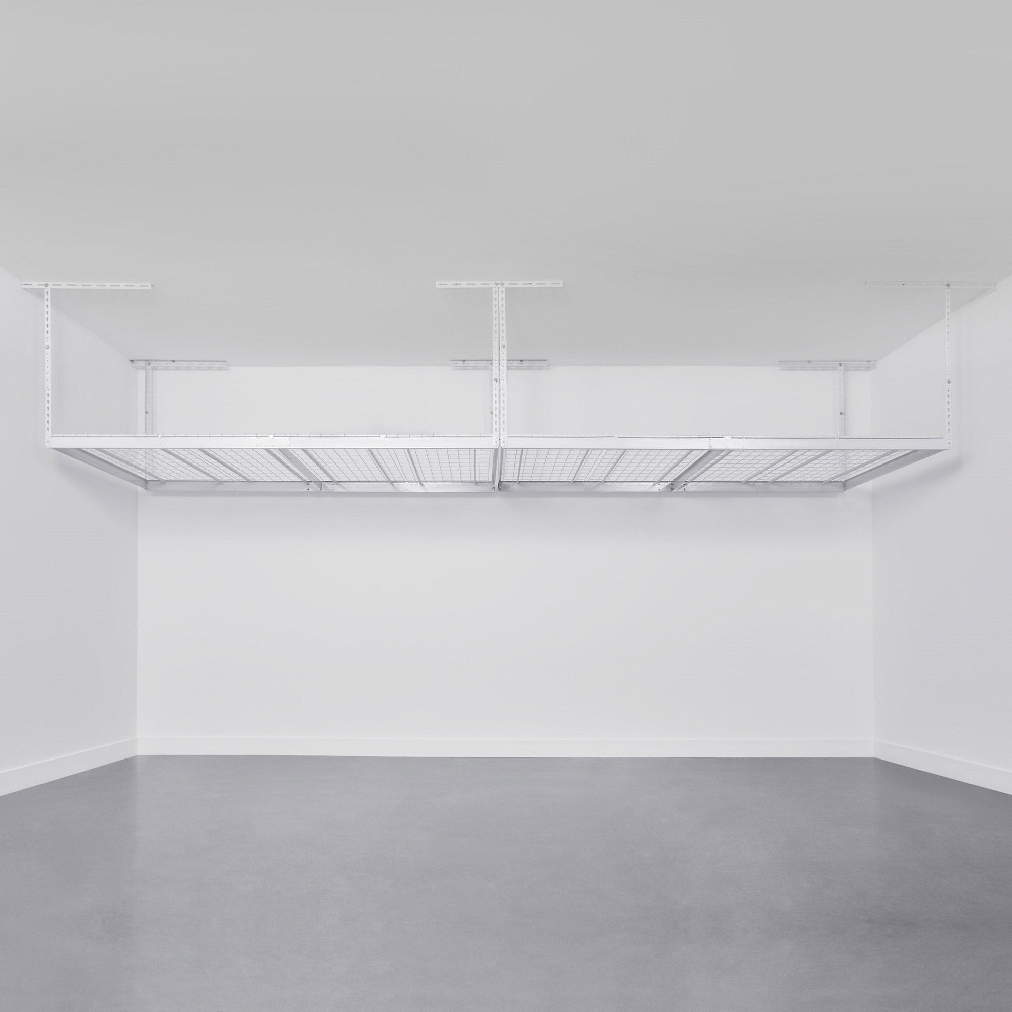 SafeRacks Overhead Garage Storage Combo Kit, Two 4 ft. x 8 ft. Racks, 18-piece Deluxe Hook Accessory Pack