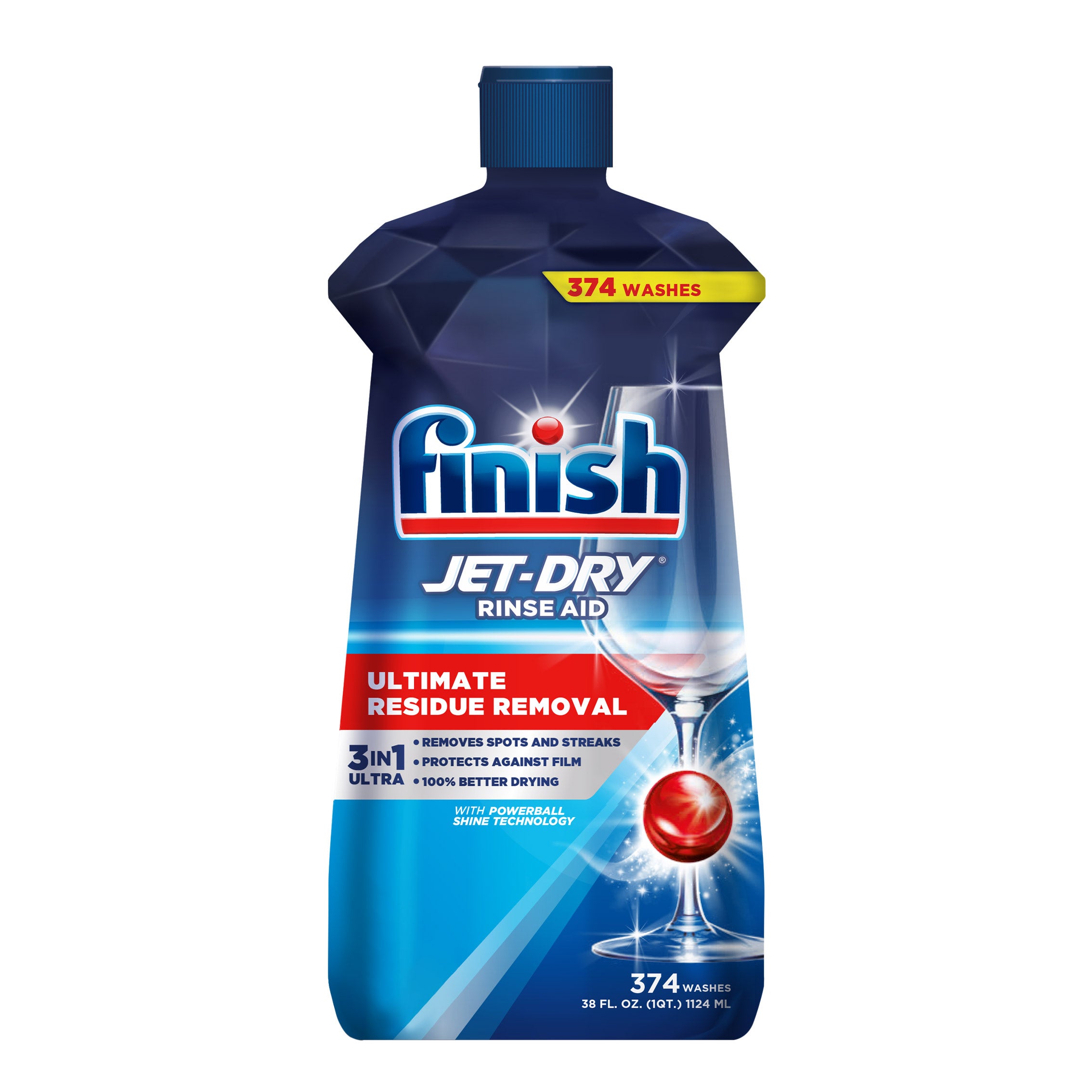 Finish Powerball Quantum Dishwasher Detergent Tabs, 100-count