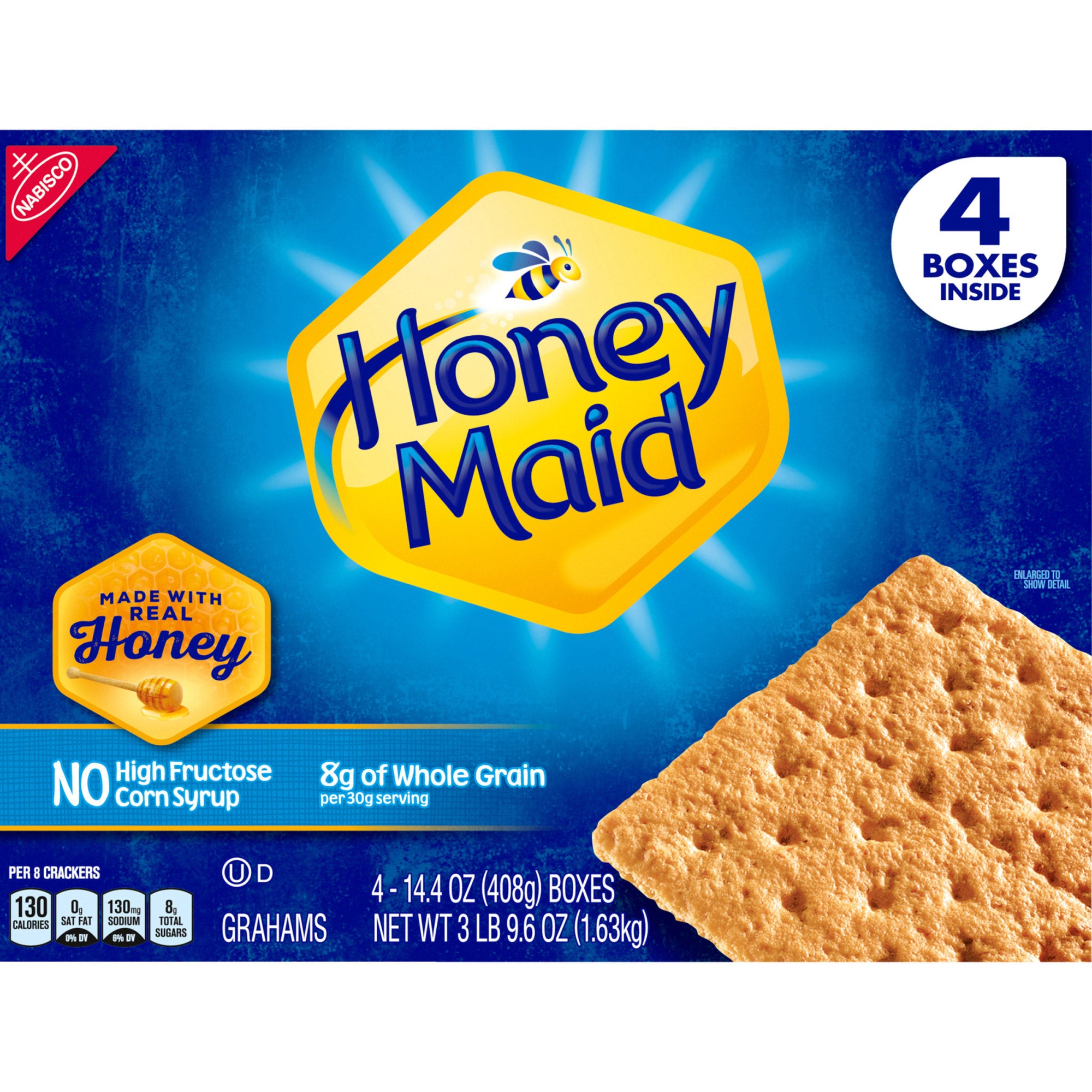 HONEY MAID Graham Crackers, 14.4 oz, 4-count