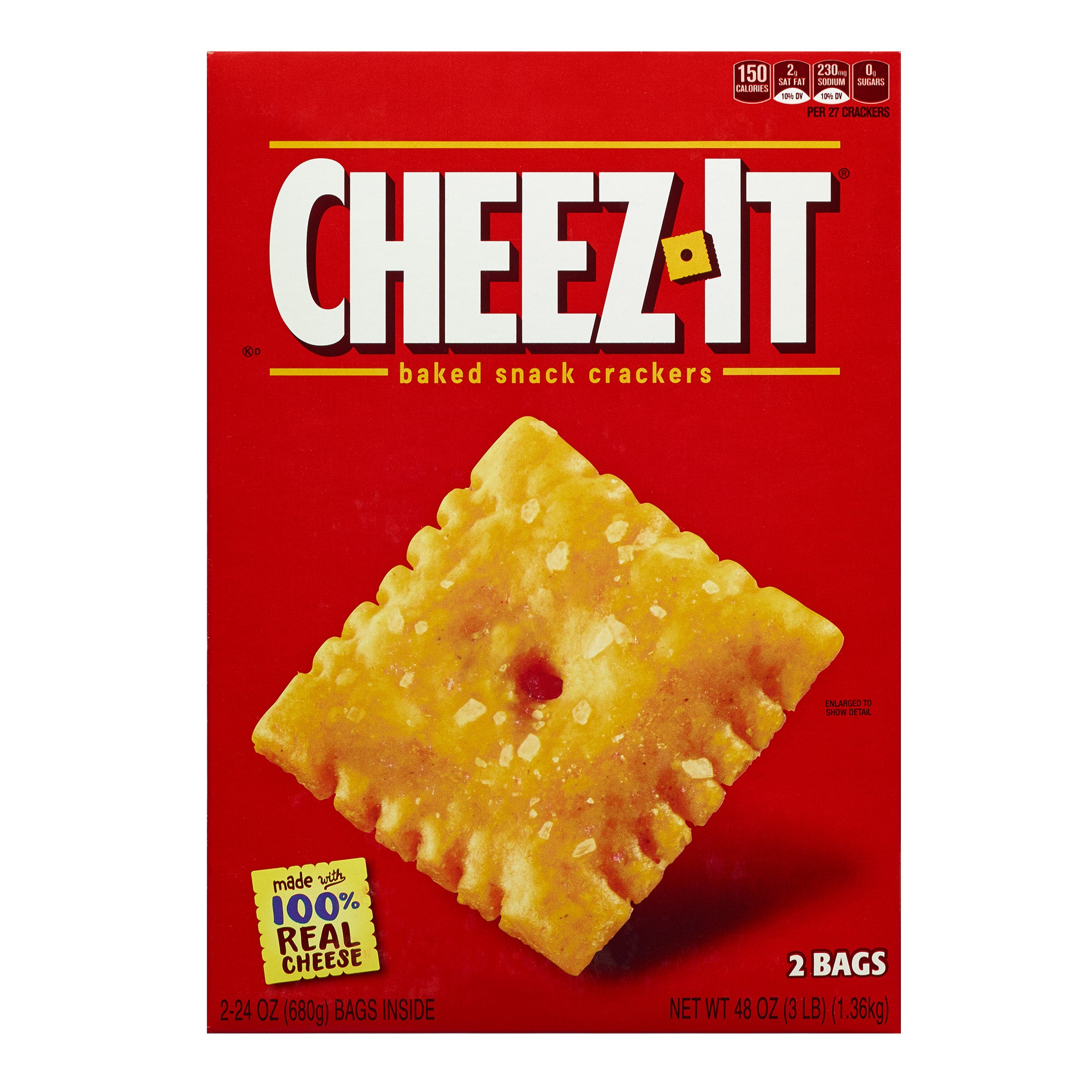Cheez-It Crackers, Cheddar, 3 lbs