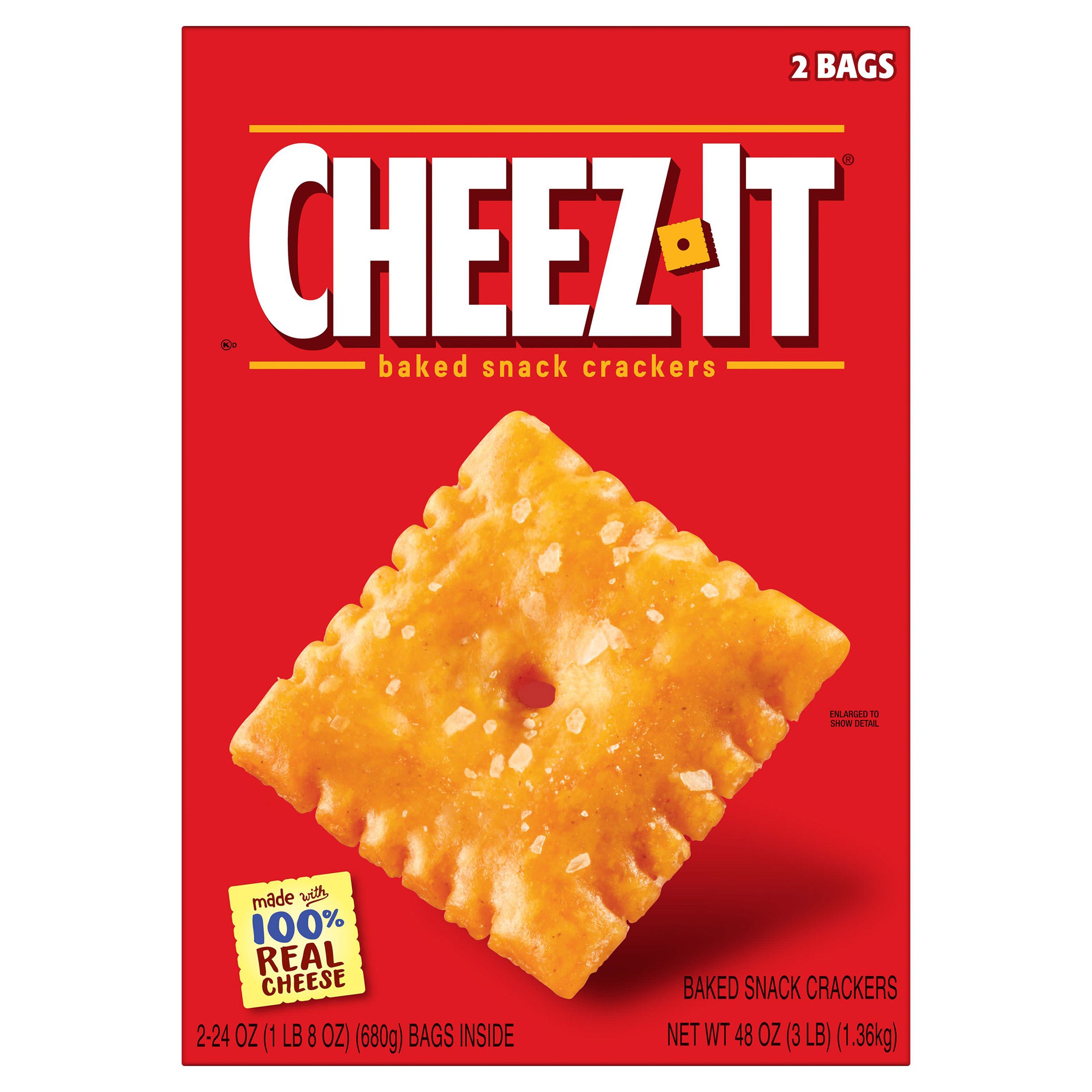 Cheez-It Crackers, Cheddar, 3 lbs