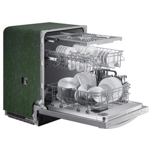 Samsung 51 dBA Fingerprint Resistant Top Control Dishwasher with AutoRelease and 3rd Rack