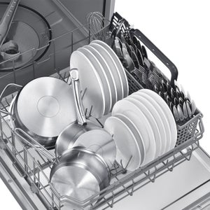 Samsung 51 dBA Fingerprint Resistant Top Control Dishwasher with AutoRelease and 3rd Rack