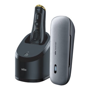 Braun Series 9 Sport + Electric Shaver with Clean and Charge Station and Powercase