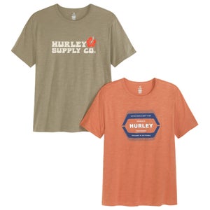 Hurley Men's Graphic Tee, 2-pack
