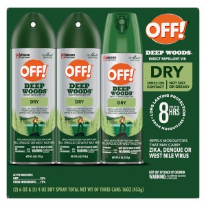 OFF! Deep Woods Dry Insect Repellent Set