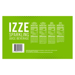 IZZE, Sparkling Juice Beverage, Variety Pack, 8.4 fl oz, 24-Count
