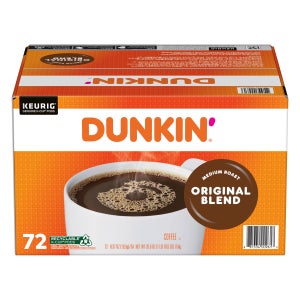 Dunkin' Donuts, Original Blend, Medium Roast, K-Cup Pods, 72ct