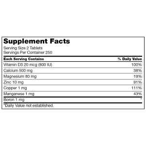 Kirkland Signature Calcium Citrate, Magnesium and Zinc, 500 Tablets