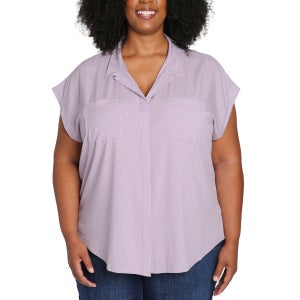 Jachs Girlfriend Women's Button Front Blouse