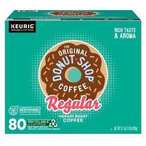 The Original Donut Shop Coffee K-Cup Pod, 80-count