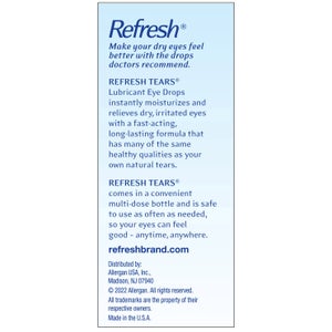 Refresh Tears Lubricant Eye Drops Multi-Pack, 65 ml.