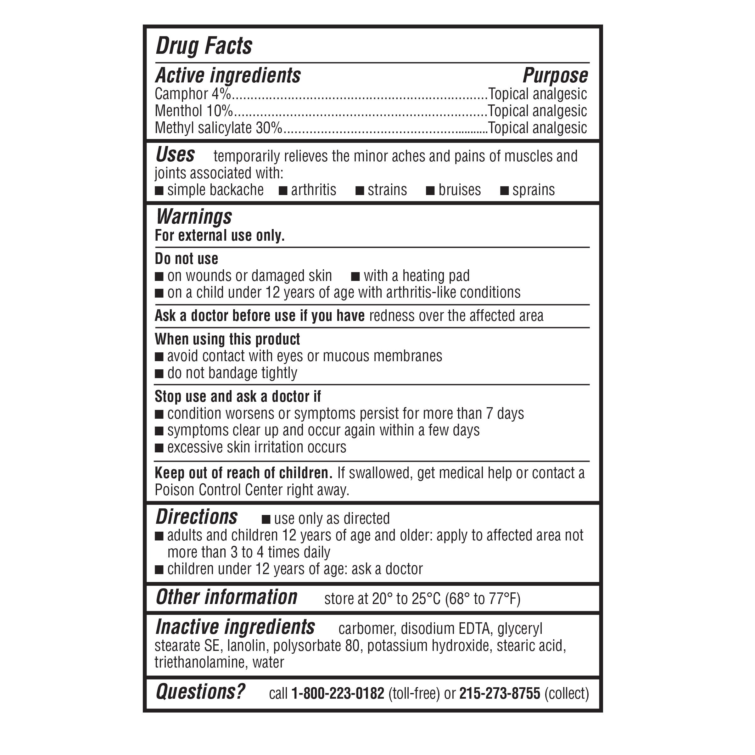 Ultra Strength BENGAY, Non-Greasy Topical Pain Relieving Cream, 8 Ounces