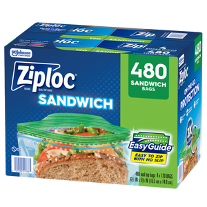 Ziploc Seal Top Bag, Sandwich, 480-count