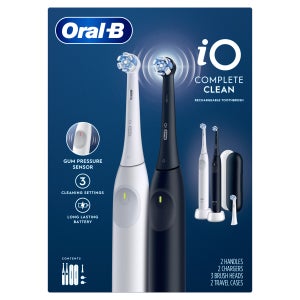 Oral-B iO Complete Clean Rechargeable Electric Toothbrush, 2-pack