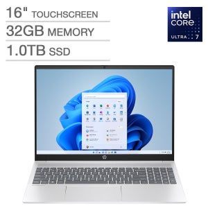 HP OmniBook 5 16" 2K Touchscreen Laptop - Intel Core Ultra 7 255U - 1920 x 1200 - 32GB Memory - 1TB SSD - Windows 11 Home
