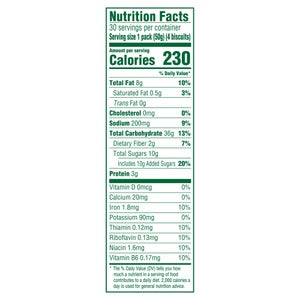 BelVita Breakfast Biscuit, Cinnamon Brown Sugar, 1.76 oz, 30-count