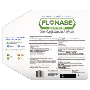 Flonase Non-Drowsy 24 Hour Allergy Relief Nasal Spray, 432 Metered Sprays