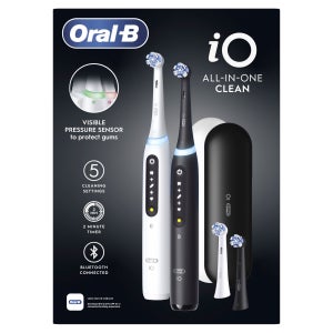 Oral-B iO All-in-One Clean Rechargeable Electric Toothbrush, 2-pack