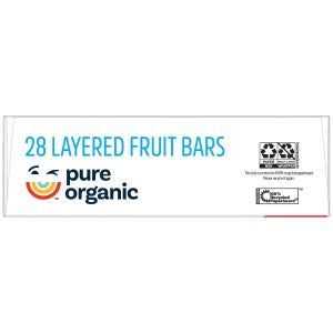 Pure Organic Layered Fruit Bars, Variety Pack,  0.63 oz, 28-count