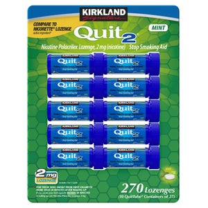 Kirkland Signature Quit Lozenges 2mg. or 4mg., 270 Pieces