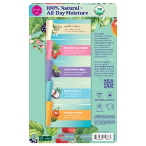 eos Natural USDA Organic Lip Balm, 9 Sticks