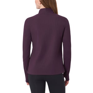 Mondetta Women's Ribbed Quarter-Zip Pullover