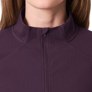 Mondetta Women's Ribbed Quarter-Zip Pullover